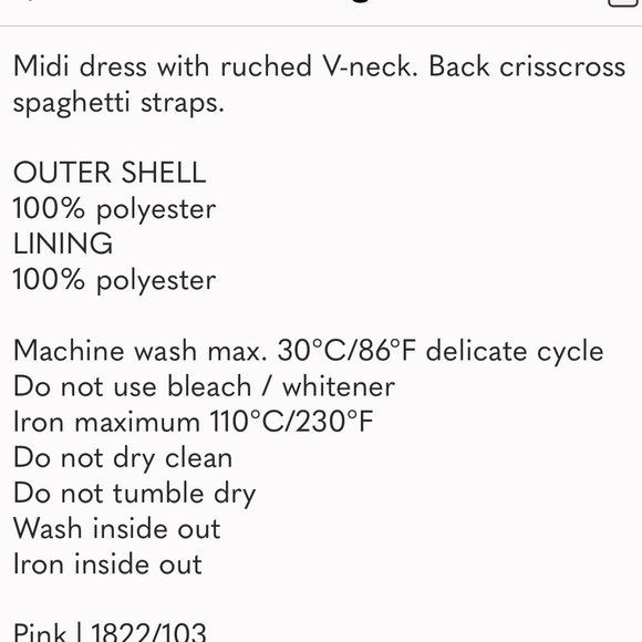 Zara pink metallic dress - Picture 4 of 4